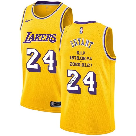 gold kobe bryant jersey